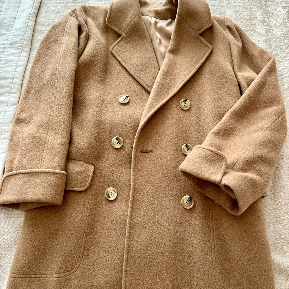 Women’s vintage Camel coat